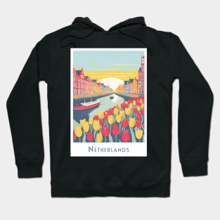 Netherlands Tulip Charm Hoodie